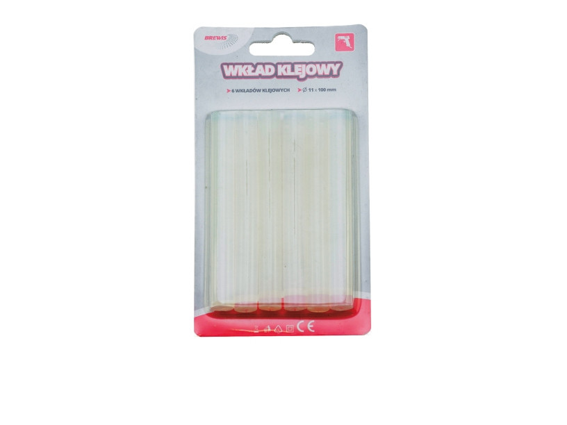 Wkład klejowy 11mm transparenty Brewis